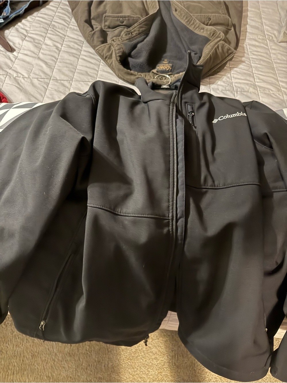 Columbia Black Softshell Jacket